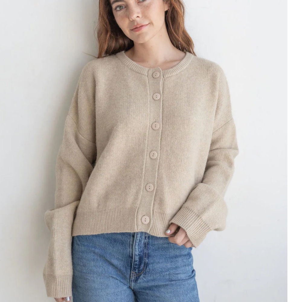 Brand new Things Between Alyssa Cardigan with Buttons